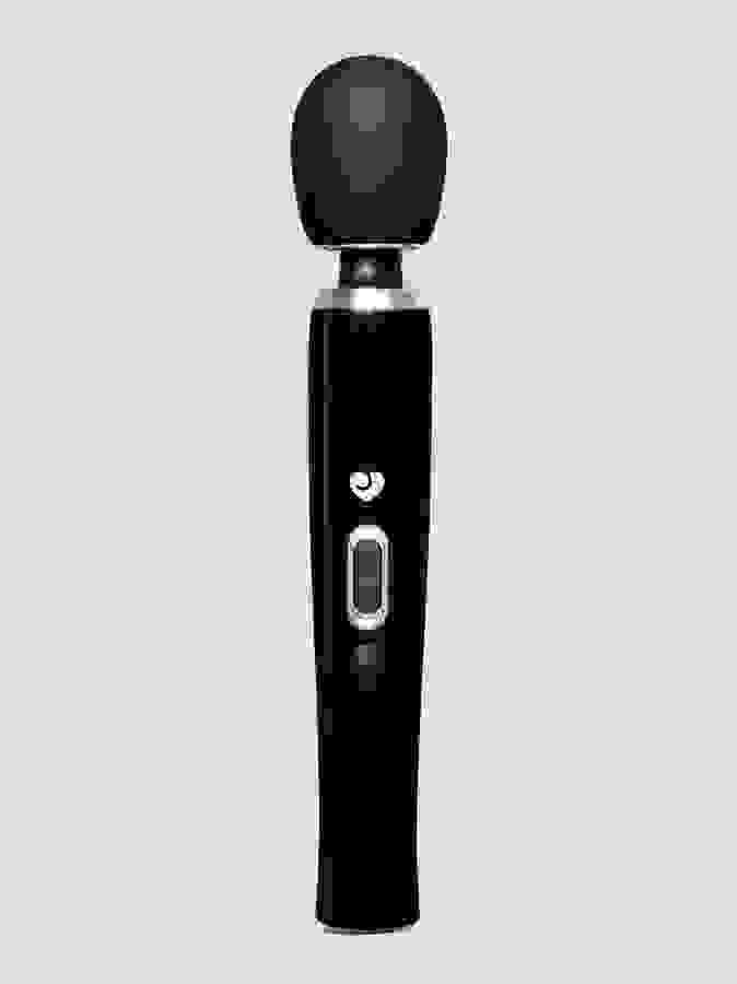 Lovehoney Deluxe Extra Powerful Rechargeable Wand Vibrator 2.0, Black, hi-res